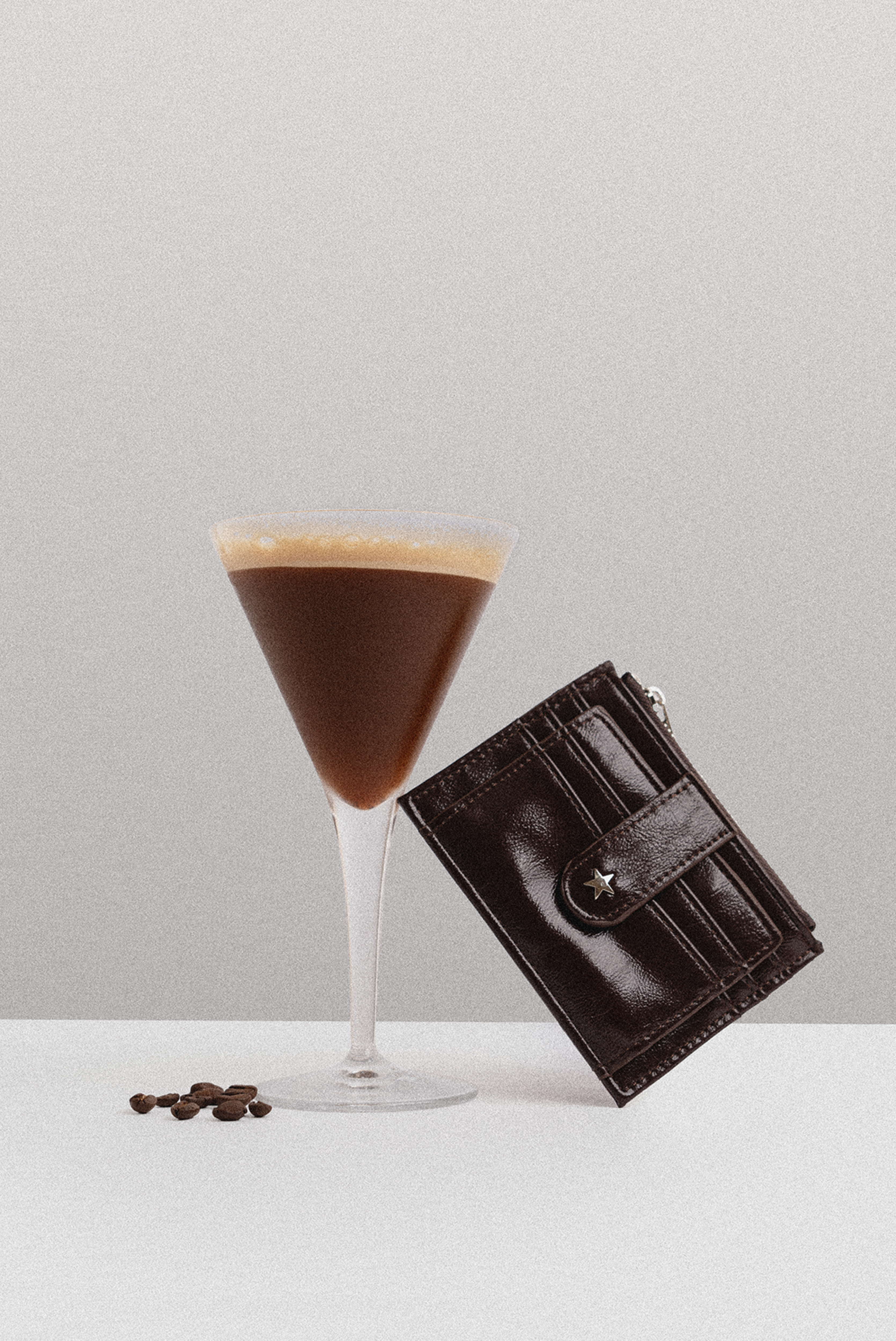 THE DAISY CARD WALLET - ESPRESSO