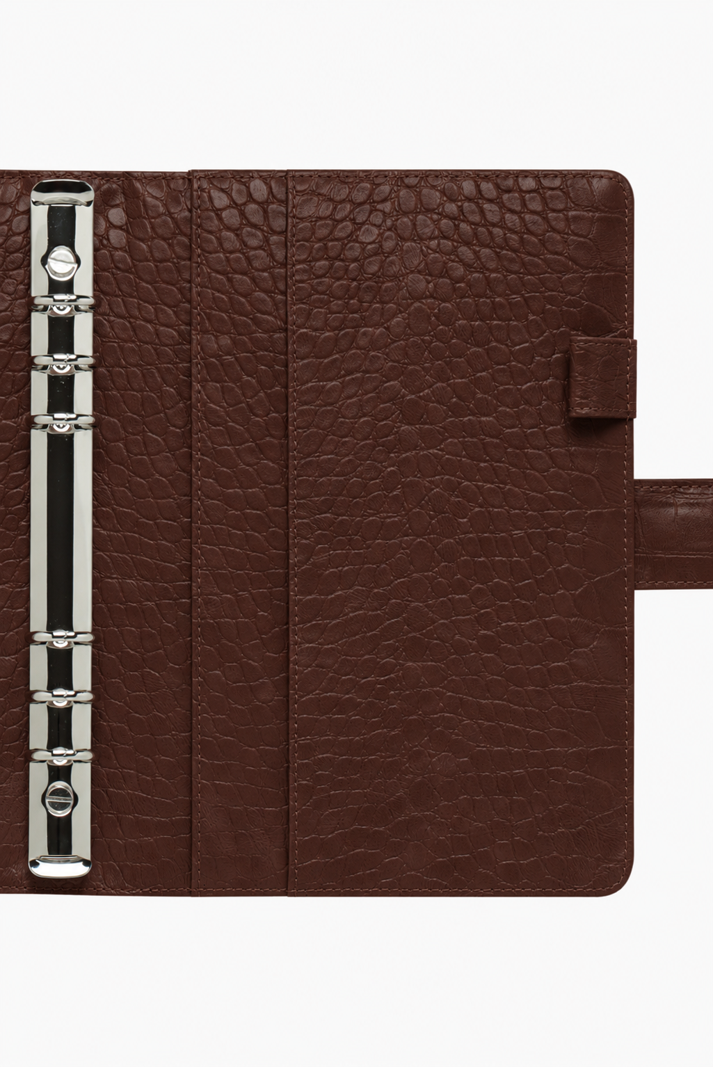 The Mara Planner Cover A5 - Chocolate Croc
