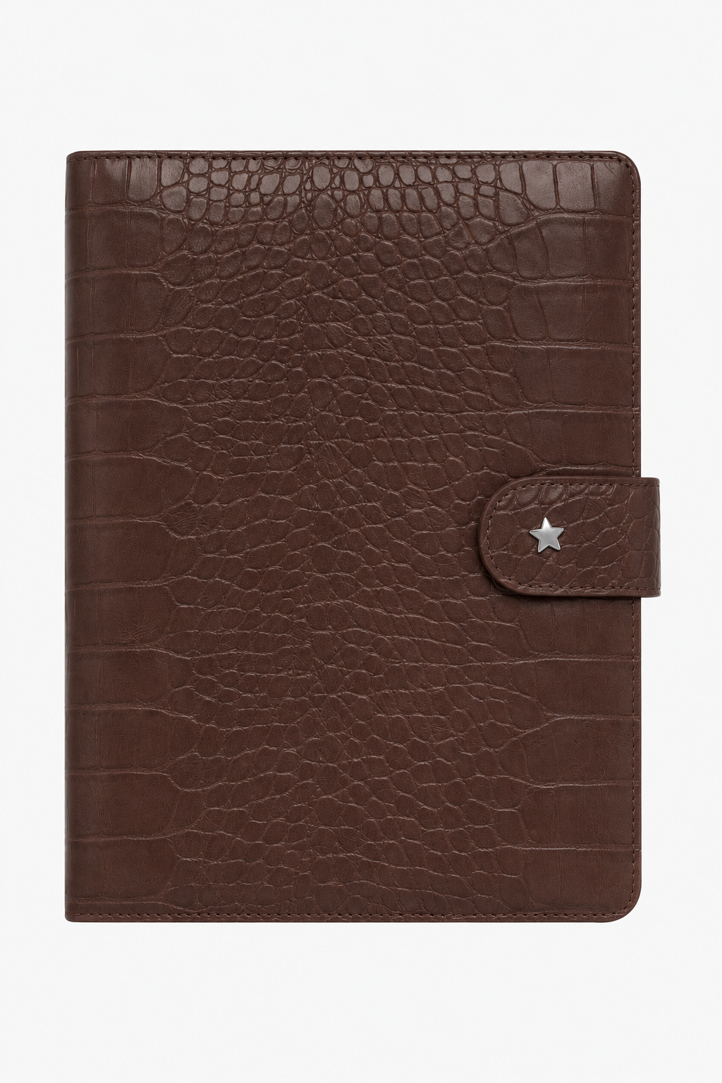 The Mara Planner Cover A5 - Chocolate Croc