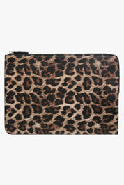 The Zoe Laptop Sleeve - Leopard