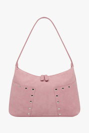 THE BIJOU BAG - PINK SUEDE