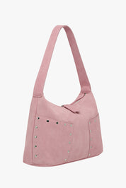 THE BIJOU BAG - PINK SUEDE