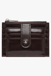 THE DAISY CARD WALLET - ESPRESSO