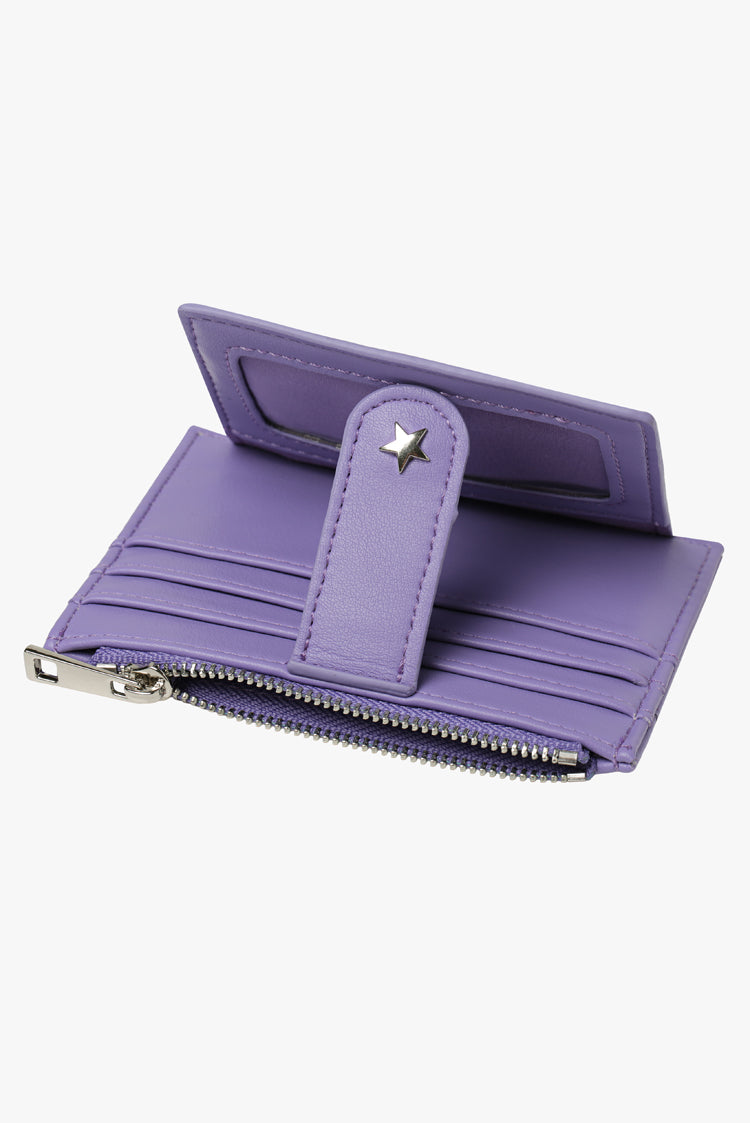 THE DAISY CARD WALLET - PERIWINKLE