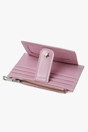 THE DAISY CARD WALLET - CRINKLE LILAC