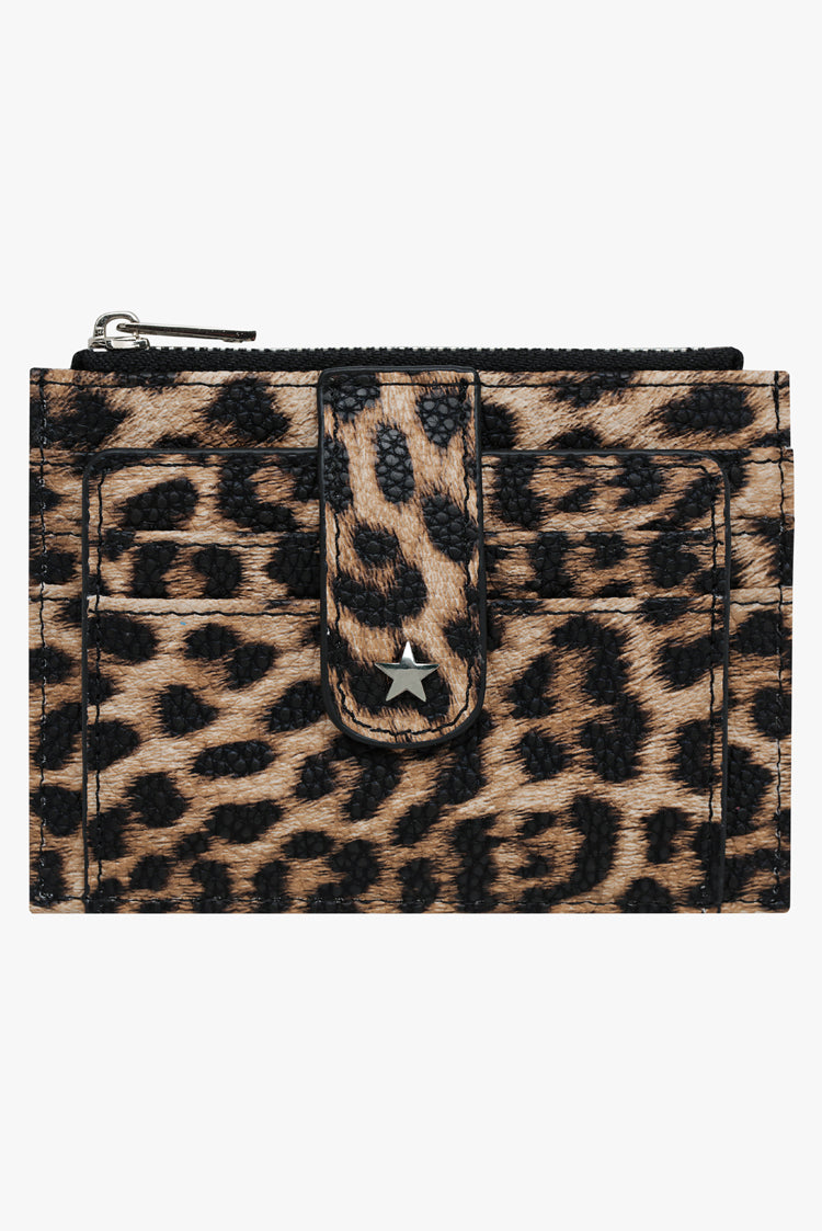 THE DAISY CARD WALLET - LEOPARD