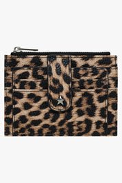 THE DAISY CARD WALLET - LEOPARD