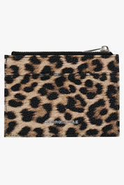 THE DAISY CARD WALLET - LEOPARD