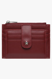 THE DAISY CARD WALLET - BURGUNDY (PRE ORDER)