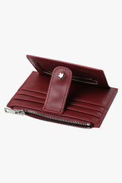 THE DAISY CARD WALLET - BURGUNDY (PRE ORDER)