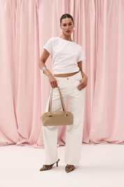The Valentina Bag - Biscuit