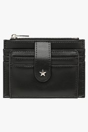 THE DAISY CARD WALLET - BLACK