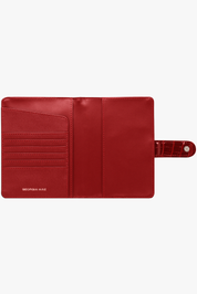 THE SOHO PASSPORT WALLET - CHERRY CROC