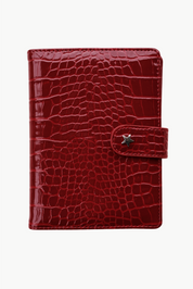 THE SOHO PASSPORT WALLET - CHERRY CROC (PRE ORDER)
