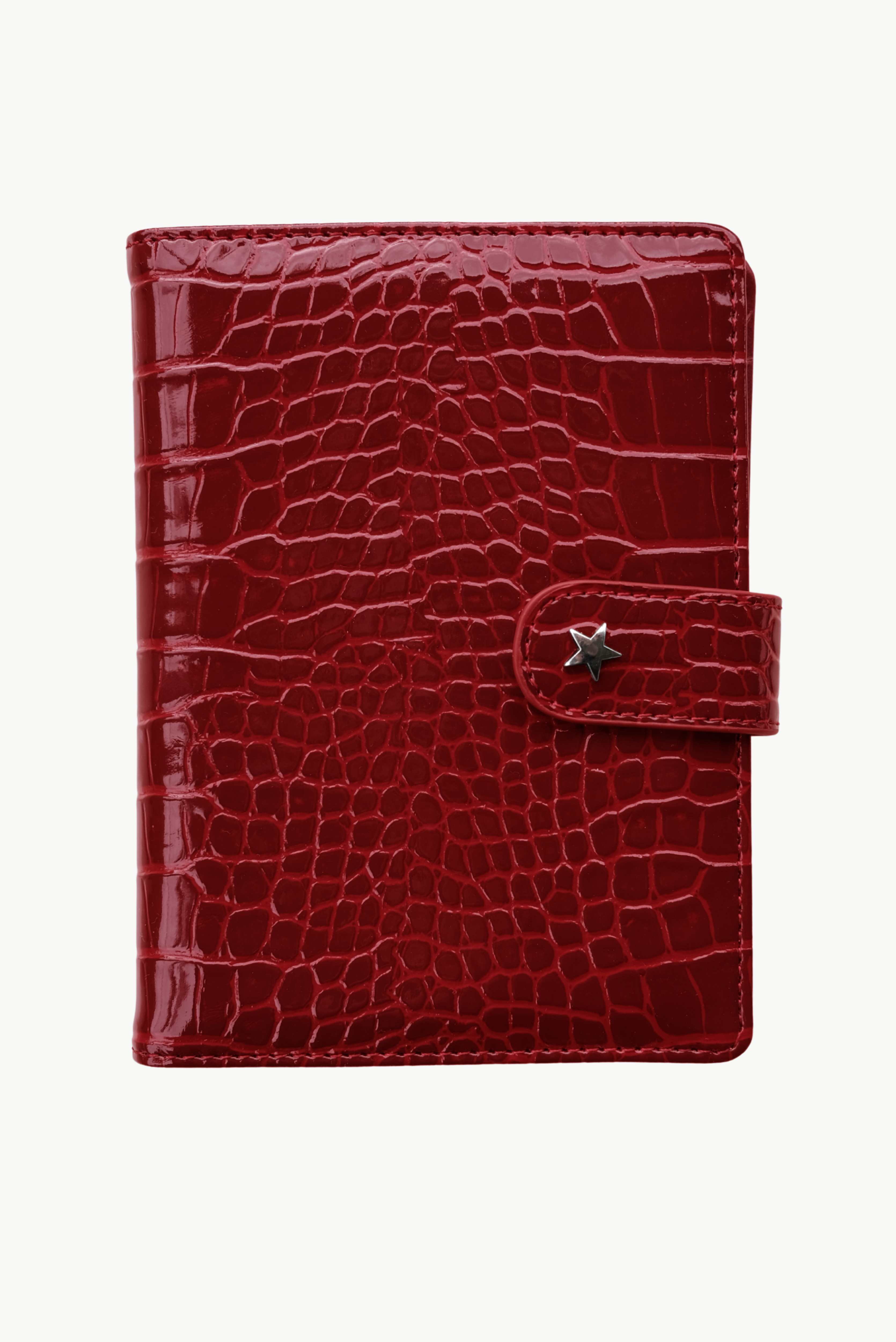 THE SOHO PASSPORT WALLET - CHERRY CROC (PRE ORDER)